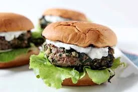 Spinach Cheese Burger