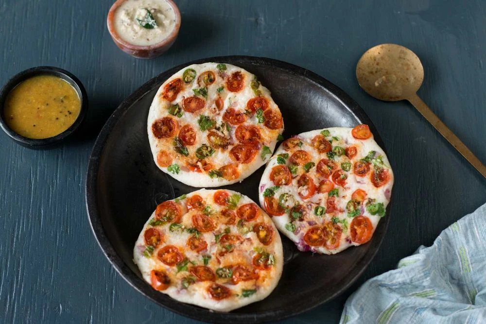 Onion Tomato Uttapam