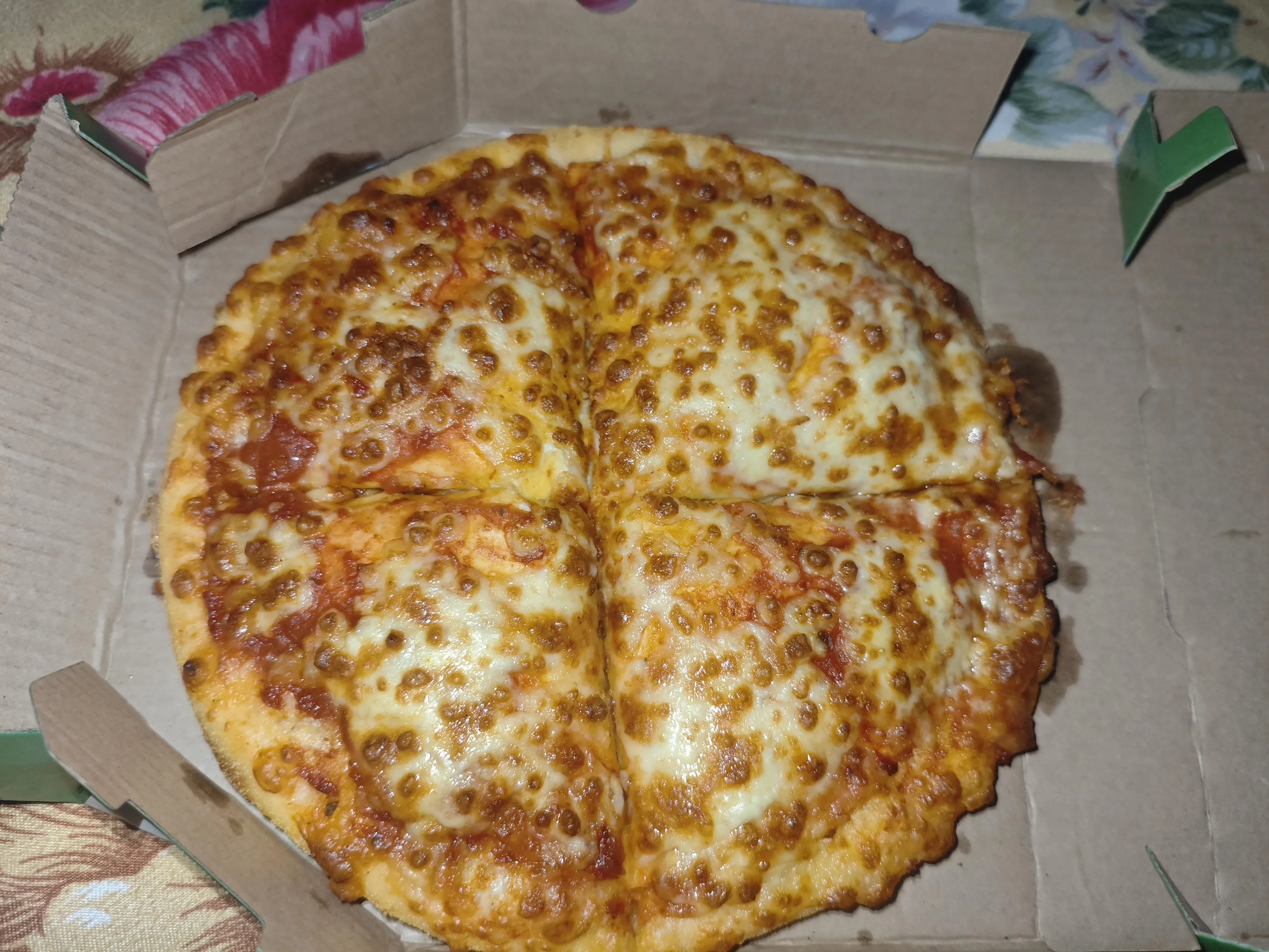 CHILLY CHEESE PIZZA Cheese Burst (L)