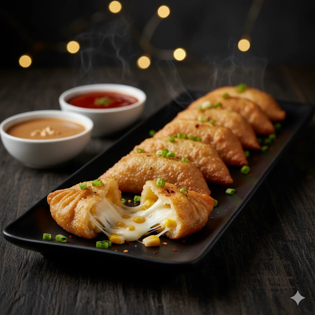 CORN & CHEESE MOMO'S Peri Peri