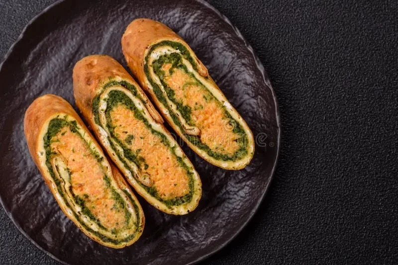 Cheese Spinach Roll