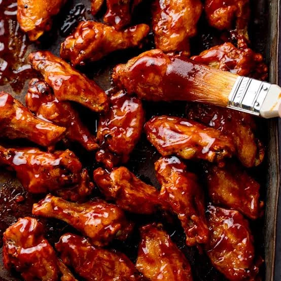 Chicken Wings In Bar-be-que Sauce