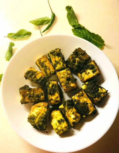 Paneer Pudina Tikka