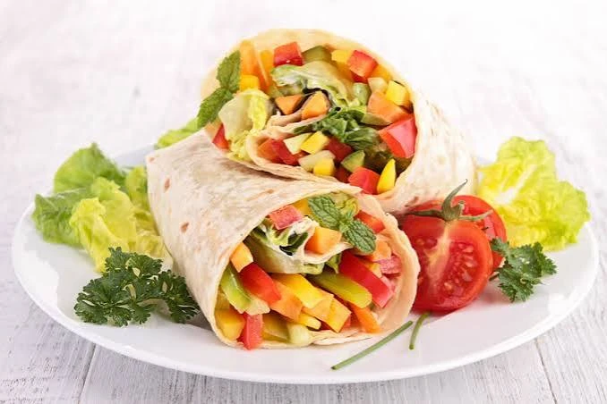Crunchy Veg Wrap