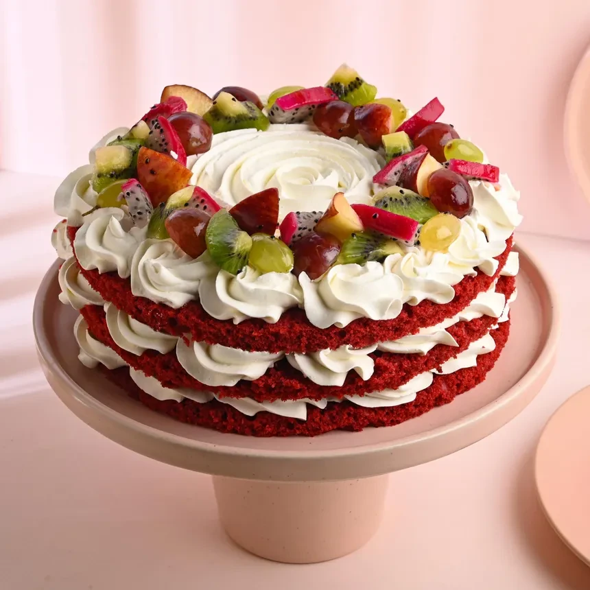 Fruity Velvet Cake (500 Grams)