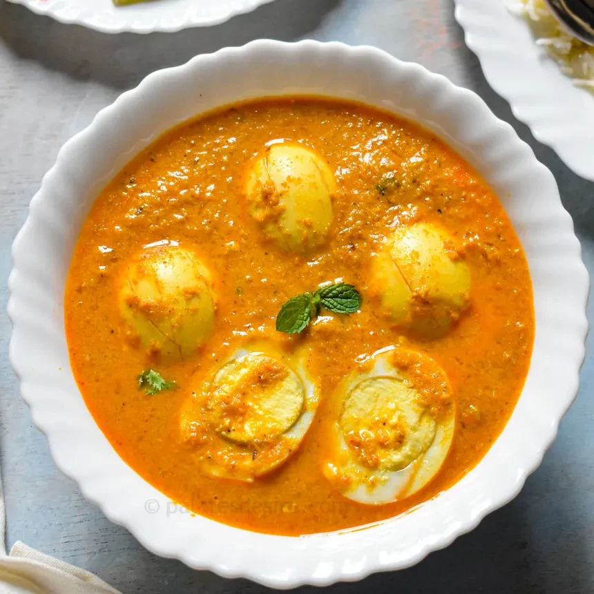 Boiled Eggs with Mutton Gravy