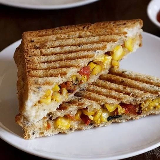 Cheese and Corn Sandwich