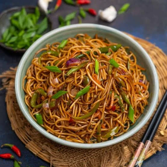 Chilly Garlic Veg Noodles