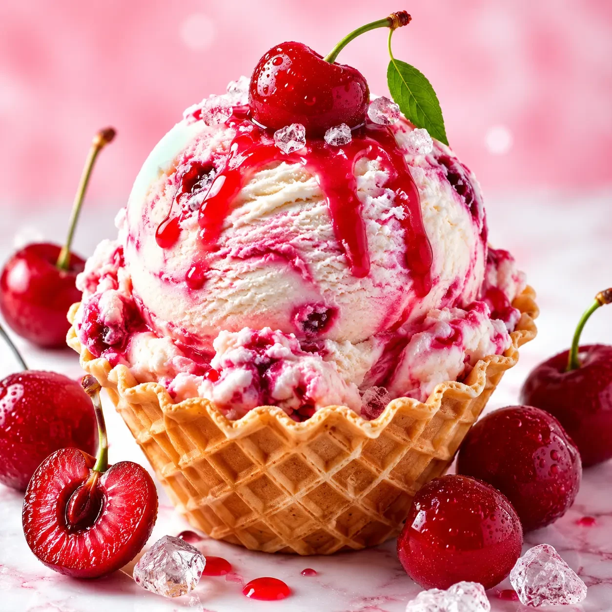 Americana Cherry Ice Cream
