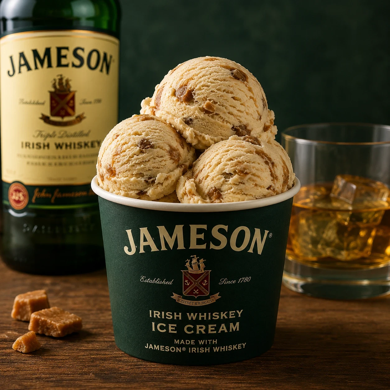 Jameson Whiskey Ice Cream