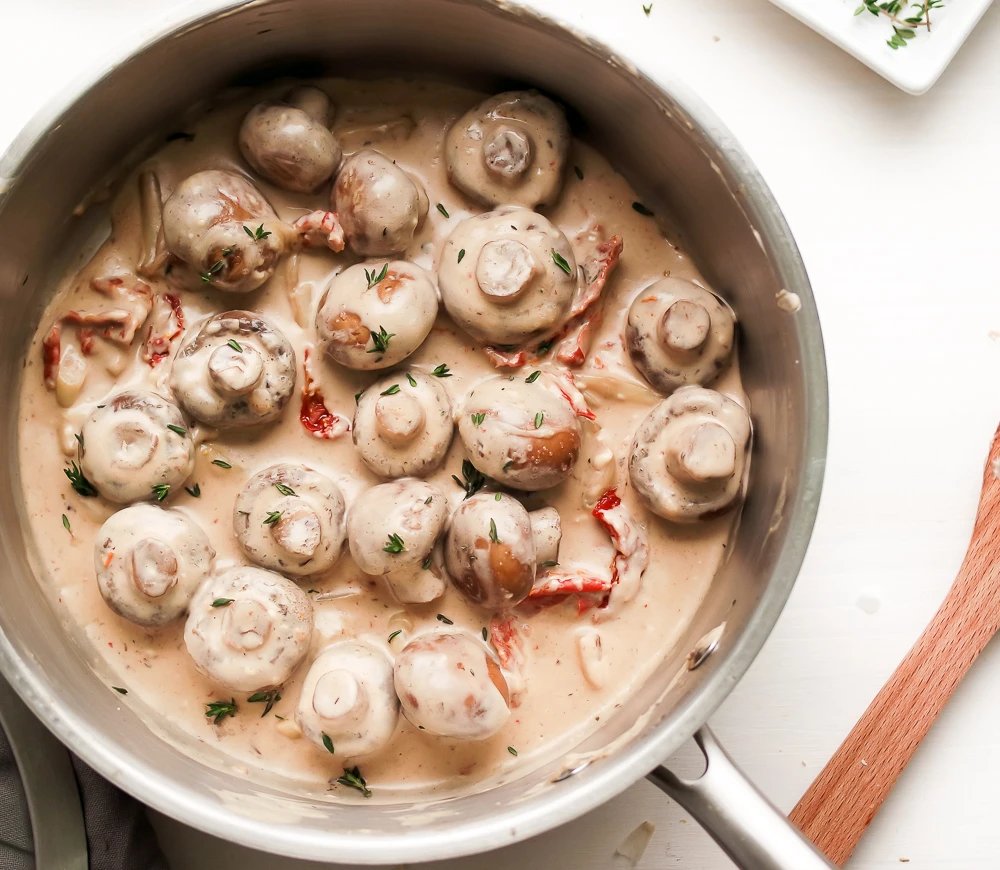 Cheese Mushroom Dry/Gravy