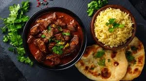 Bharwa Naan with Mutton Gravy