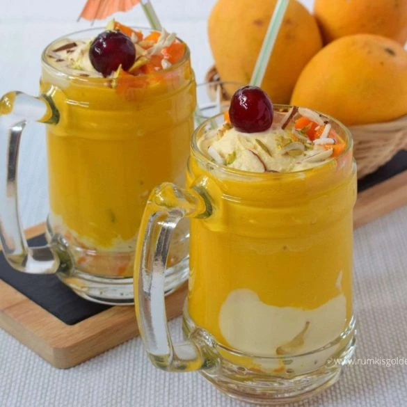 Alphonso Mango Magic Ice Cream Shake