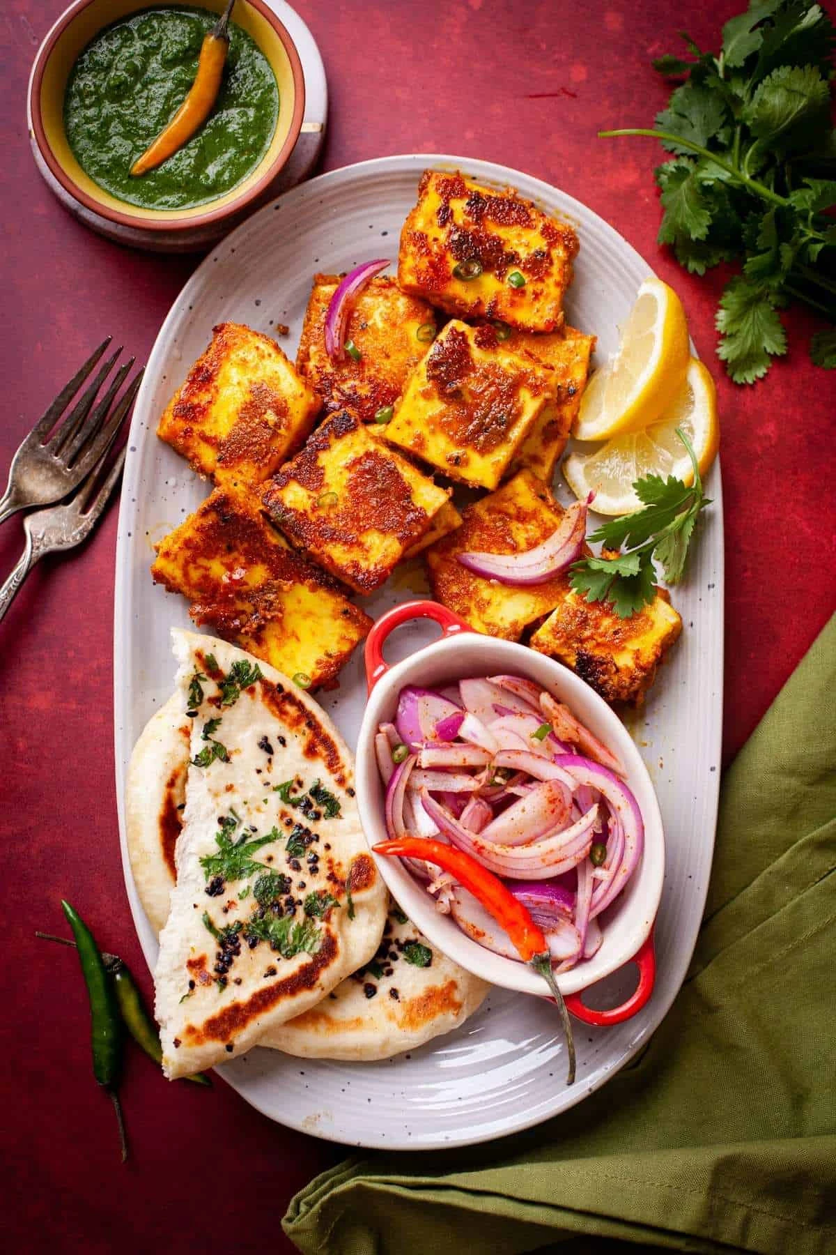 Paneer Achari Tikka