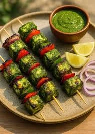 Hare Masale ka Paneer Tikka