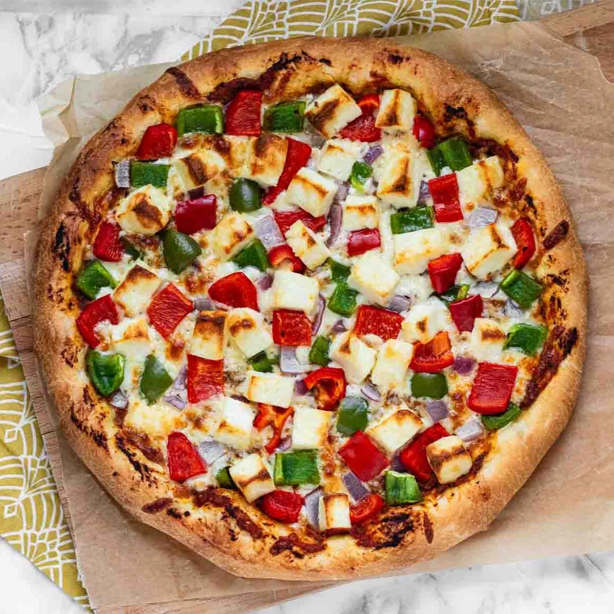 Spicy Paneer Pizza