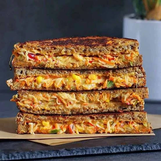 Hot Sauce Veges Sandwich