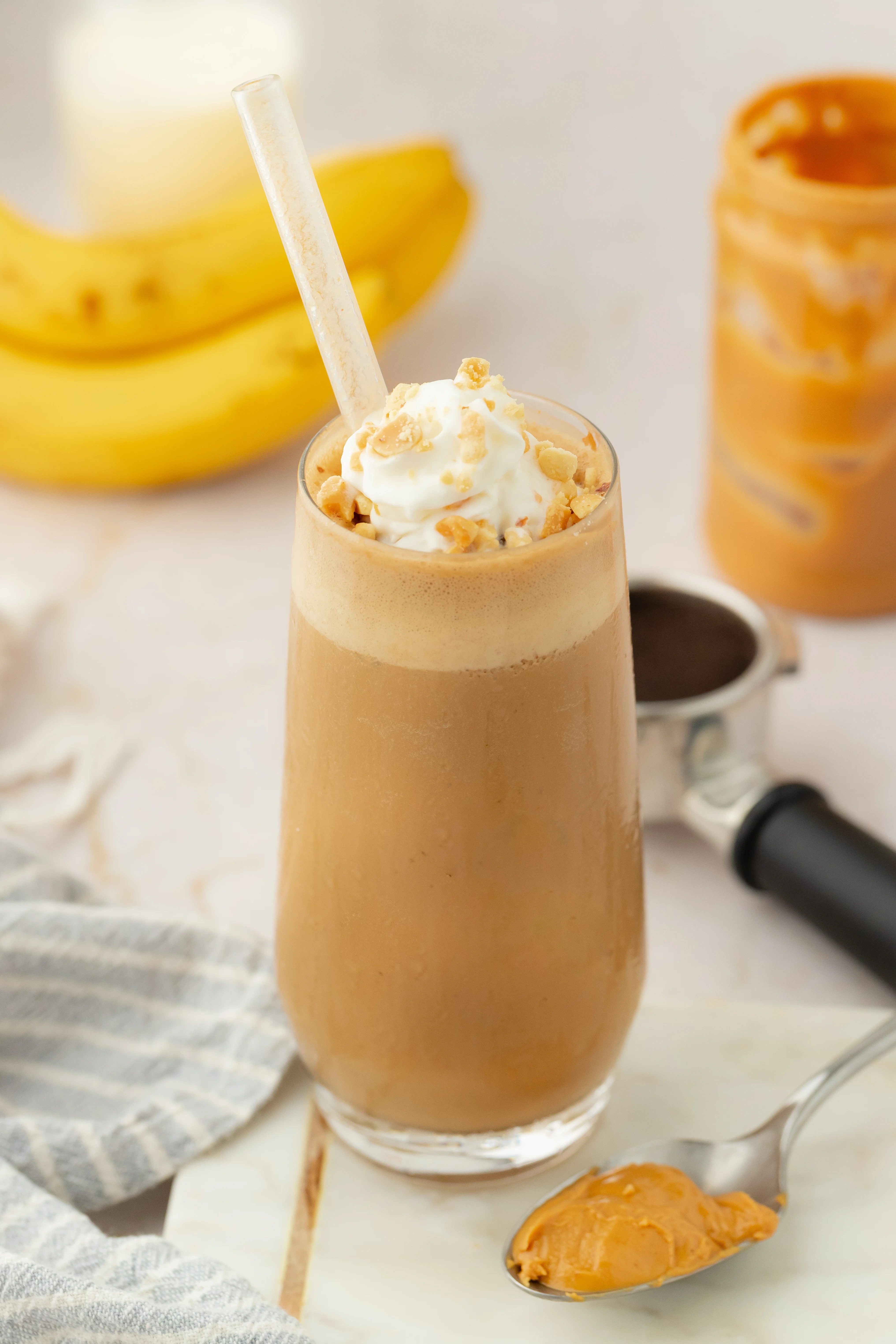 PEANUT BUTTER ALMOND FRAPPE