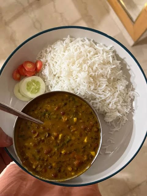 Maah dal rice