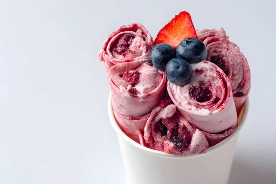 Summer love ice cream roll