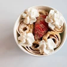 Monkey business ice cream roll