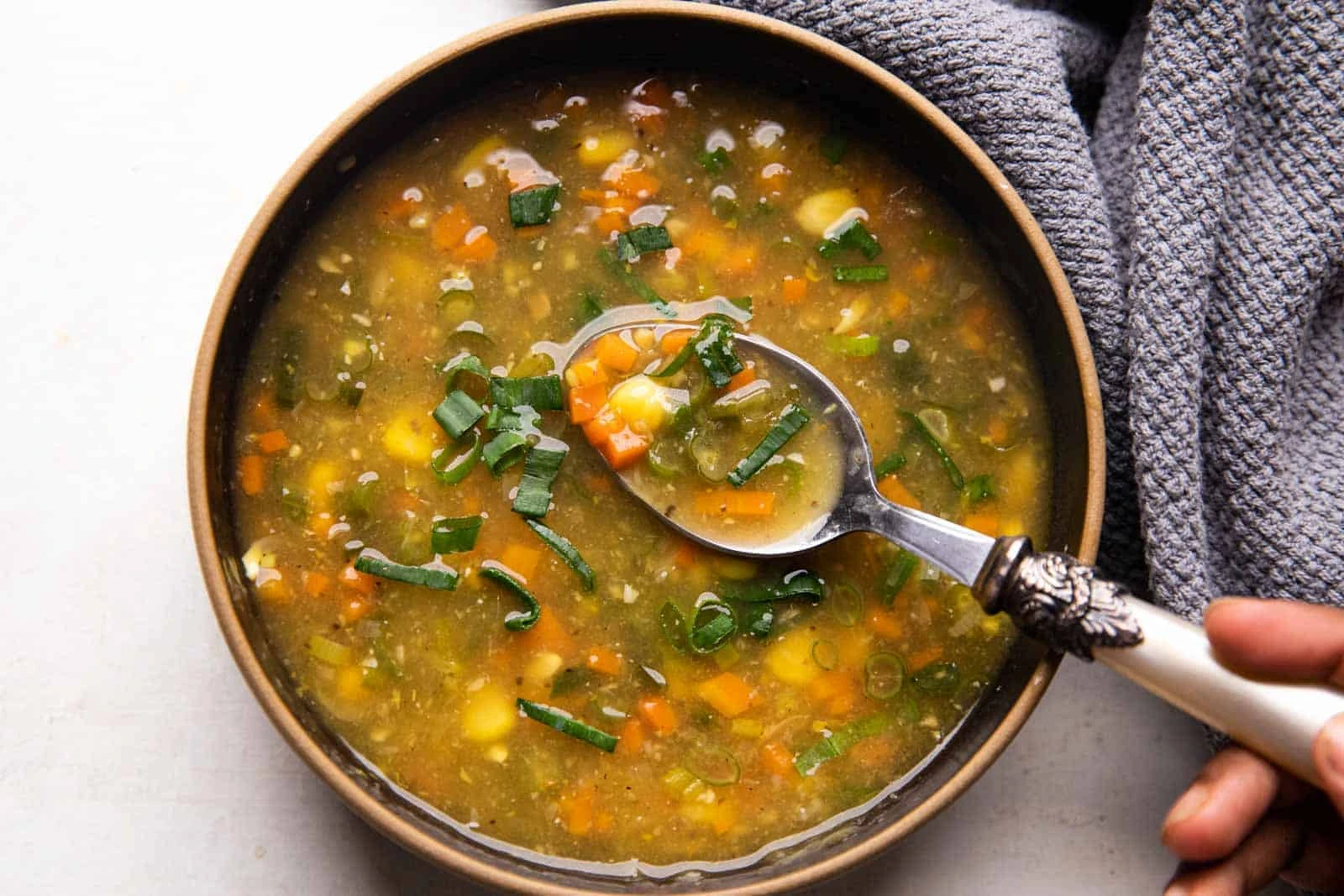 Veg Sweet Corn Soup