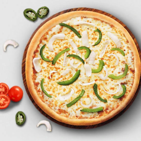 Capsicum Onion Pizza