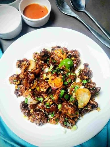 Mushroom Chilli