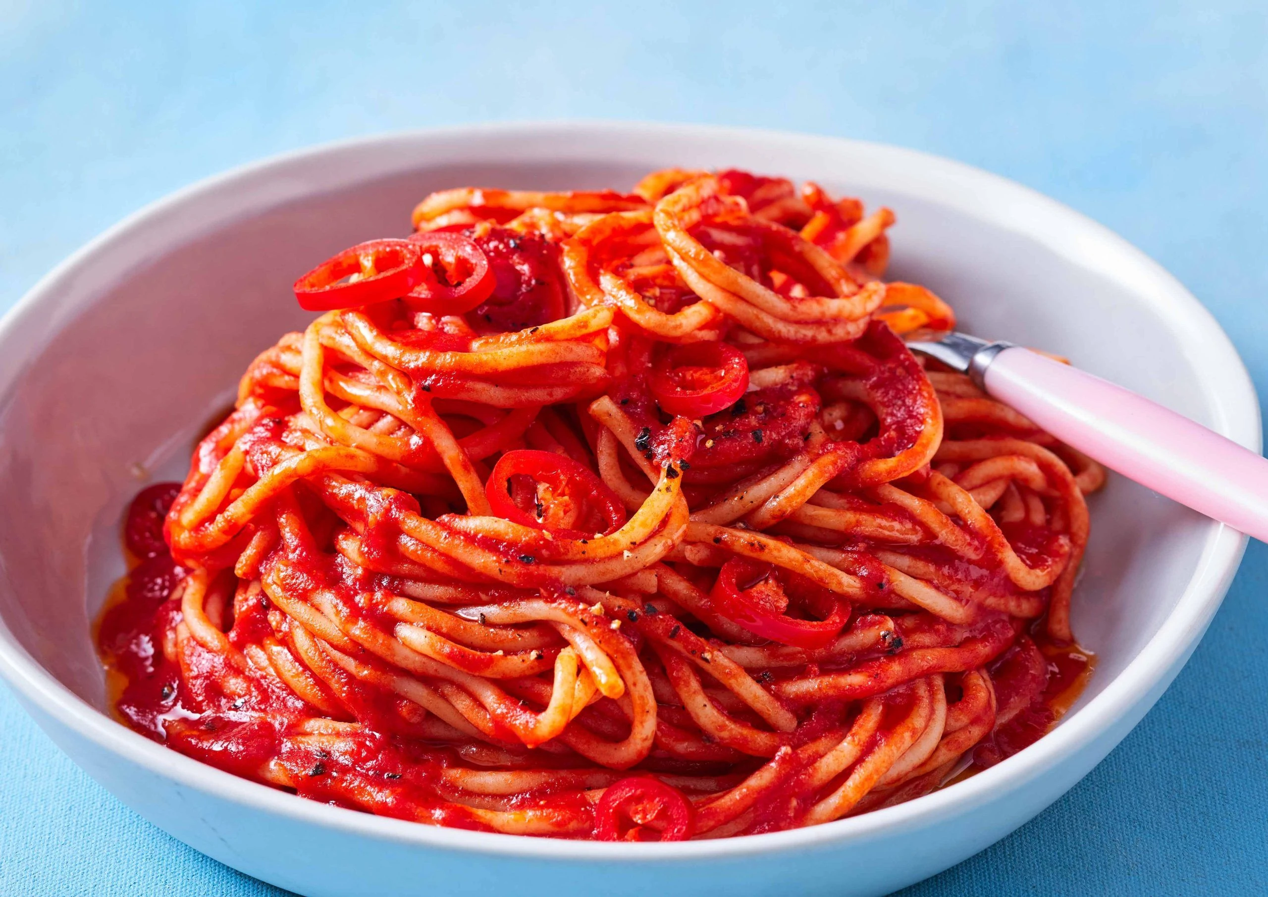Arrabiata Sauce Spaghetti