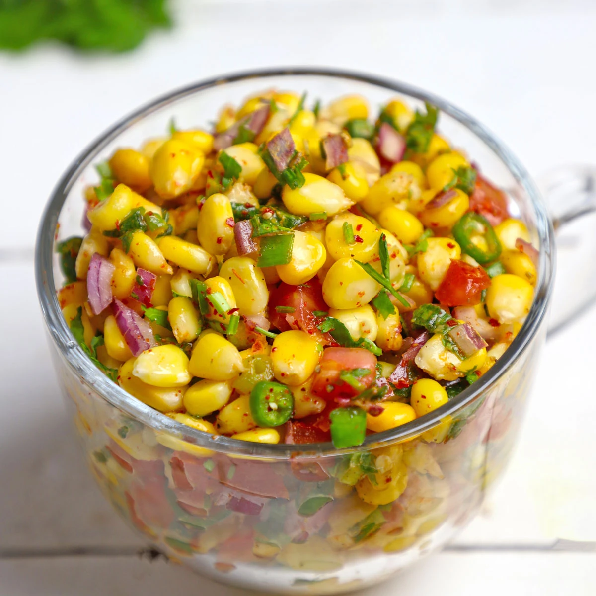 Masala Veg Corn Chaat
