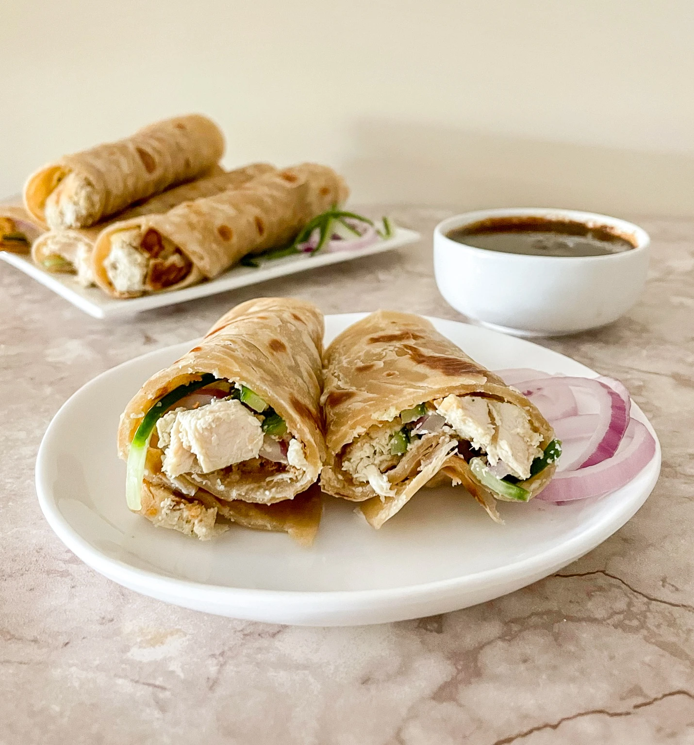 Chicken Malai Roll