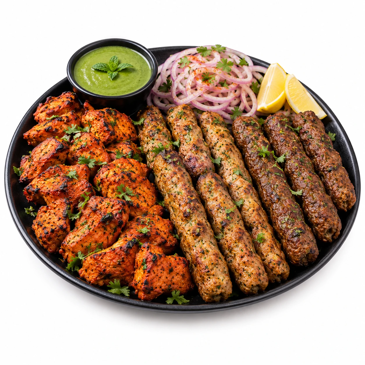 (chicken tikka+chicken seekh+mutton seekh)