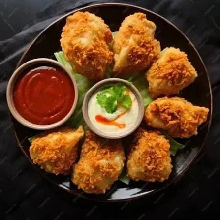 Veg Kurkure Momos 8pcs