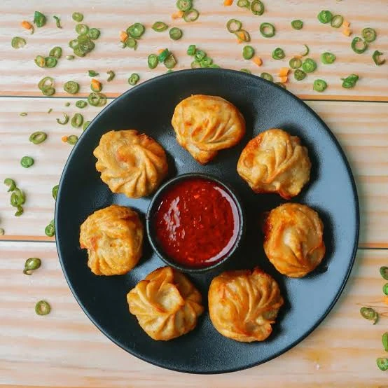 Veg Fry/Steam Momos 8 pcs
