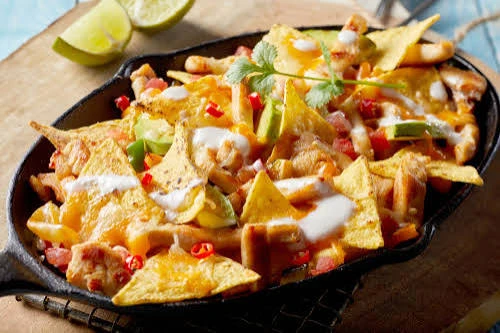 Spicy Chicken Nachos
