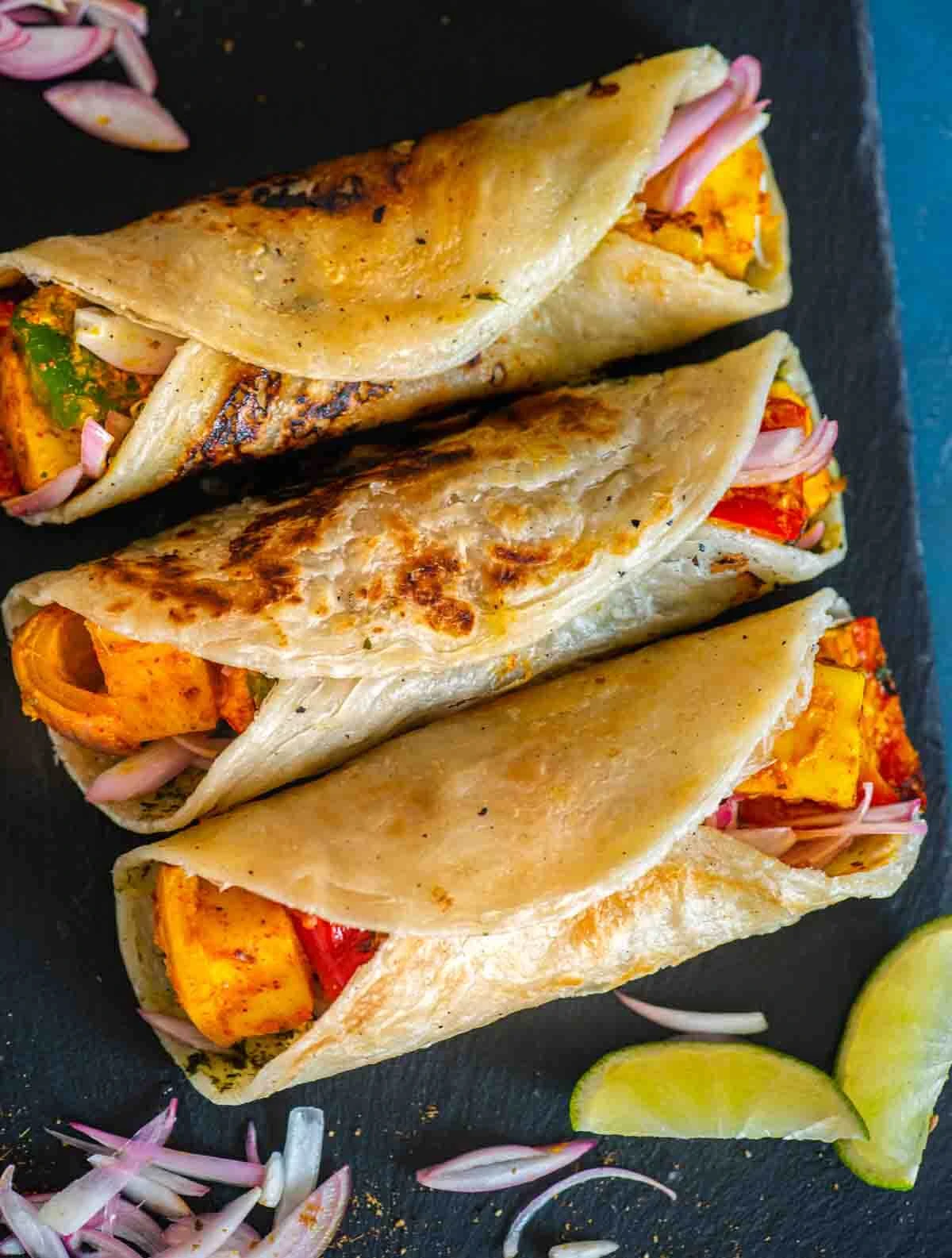 Tandoori Paneer wrap