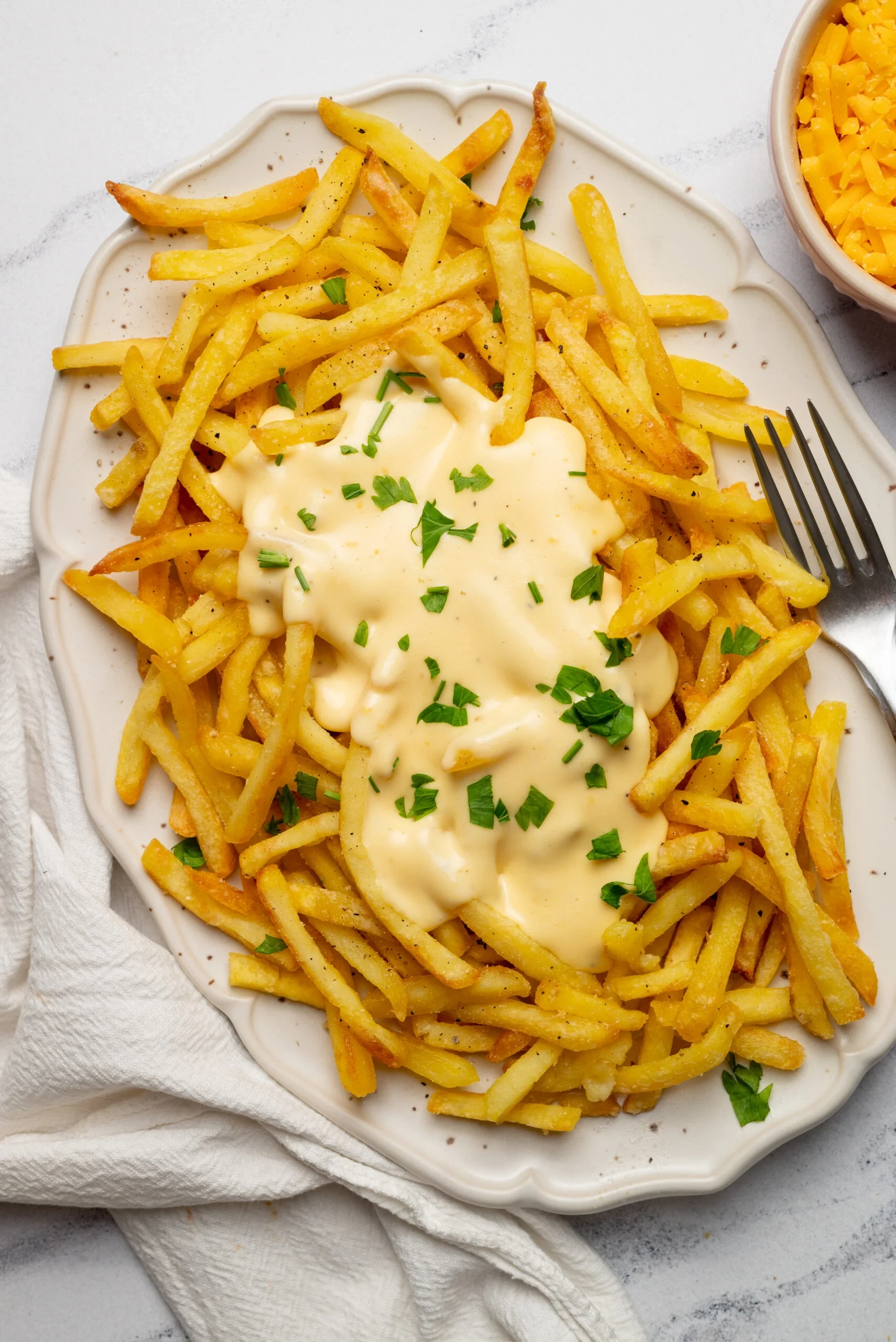 Cheese French fries