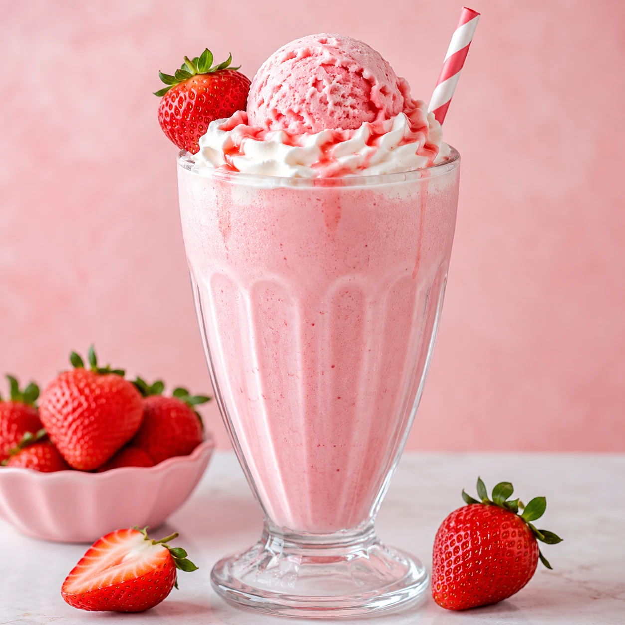 Strawberry Ice Cream Shake